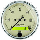 3-1/8" Hastighetsmåler, 0-120 Mph, Antique Beige