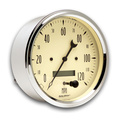 5" Hastighetsmåler, 0-120 Mph, Antique Beige