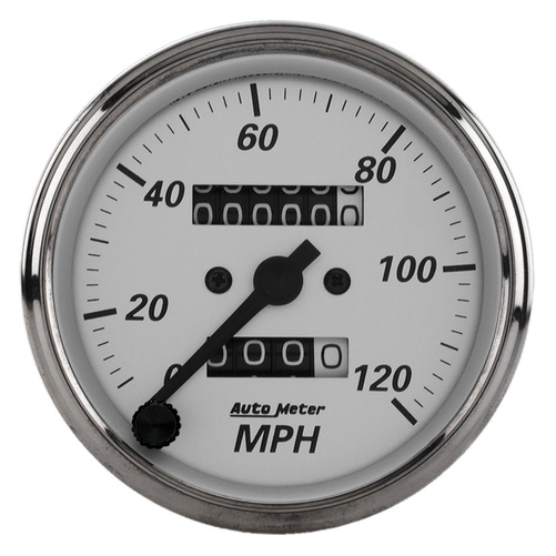 3-1/8" Hastighetsmåler, 0-120 Mph, American Platinum