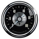 2-1/16" Oljetrykk, 0-100 Psi, Prestige Black Diamond