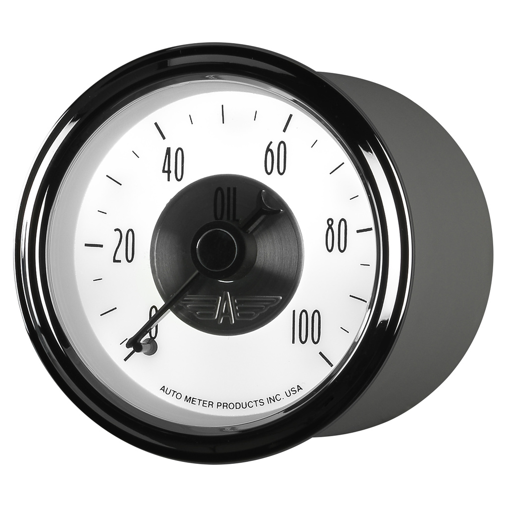 2-1/16" Oljetrykk, 0-100 Psi, Prestige Pearl