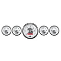 5 stk. Målesett, 3-3/8" & 2-1/16", Elec. Speedo W/ Lcd Odo, Prestige Pearl