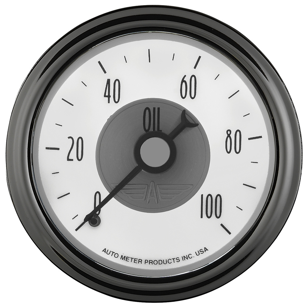 2-1/16" Oljetrykk, 0-100 Psi, Prestige Pearl