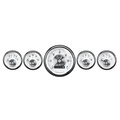 5 stk. Målesett, 3-3/8" & 2-1/16", Elec. Speedo W/ Wheel Odo, Prestige Pearl