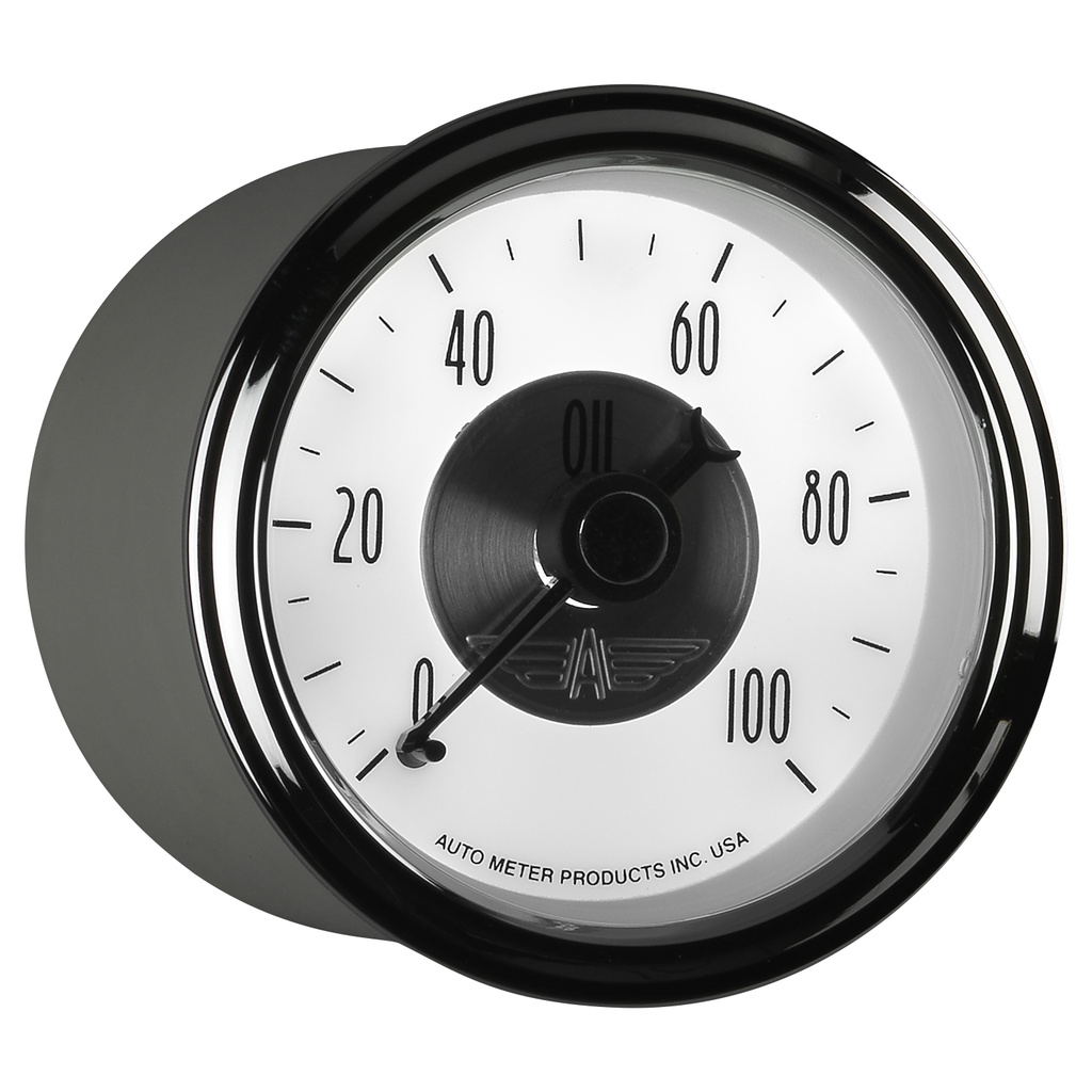 2-1/16" Oljetrykk, 0-100 Psi, Prestige Pearl