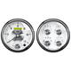 2 stk. Målesett, 5" Quad & Tach/Speedo, 240-33 Ω, Prestige Pearl