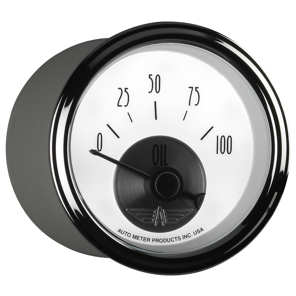 2-1/16" Oljetrykk, 0-100 Psi, Prestige Pearl