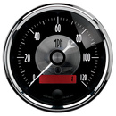 3-3/8" Hastighetsmåler, 0-120 Mph, Prestige Black Diamond