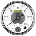 5" Turteller/Speedometer Combo, 8k Rpm/120 Mph, Prestige Pearl