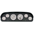 6-målers tilpasset dashbordsett, Ford F100 57-60, Old Tyme White