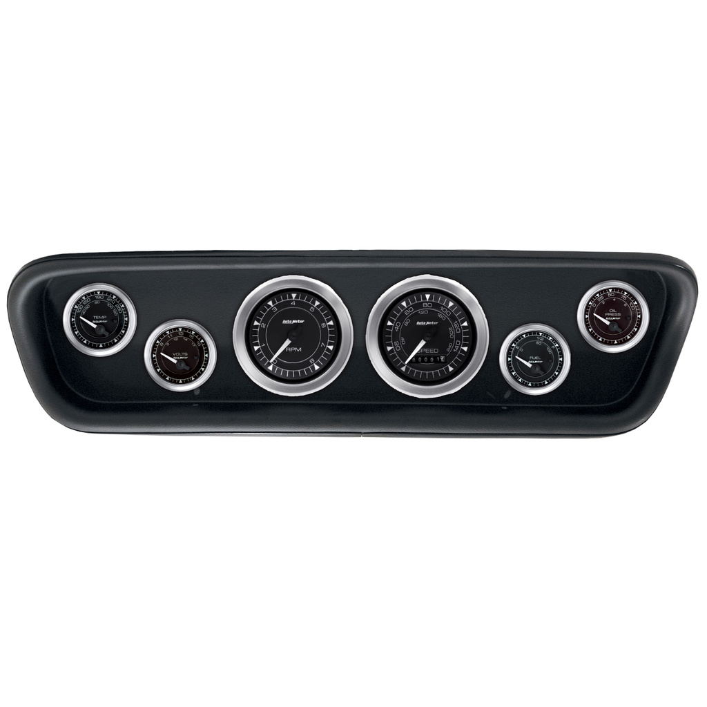 6-målers tilpasset dashbordsett, Ford Mustang 64-65, Chrono