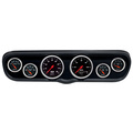 6-målers tilpasset dashbordsett, Ford Mustang 66, Designer Black
