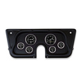 6-målers tilpasset dashbordsett, Chevy Truck C / K / K5 / Suburbn 67-72, Old Tyme Black