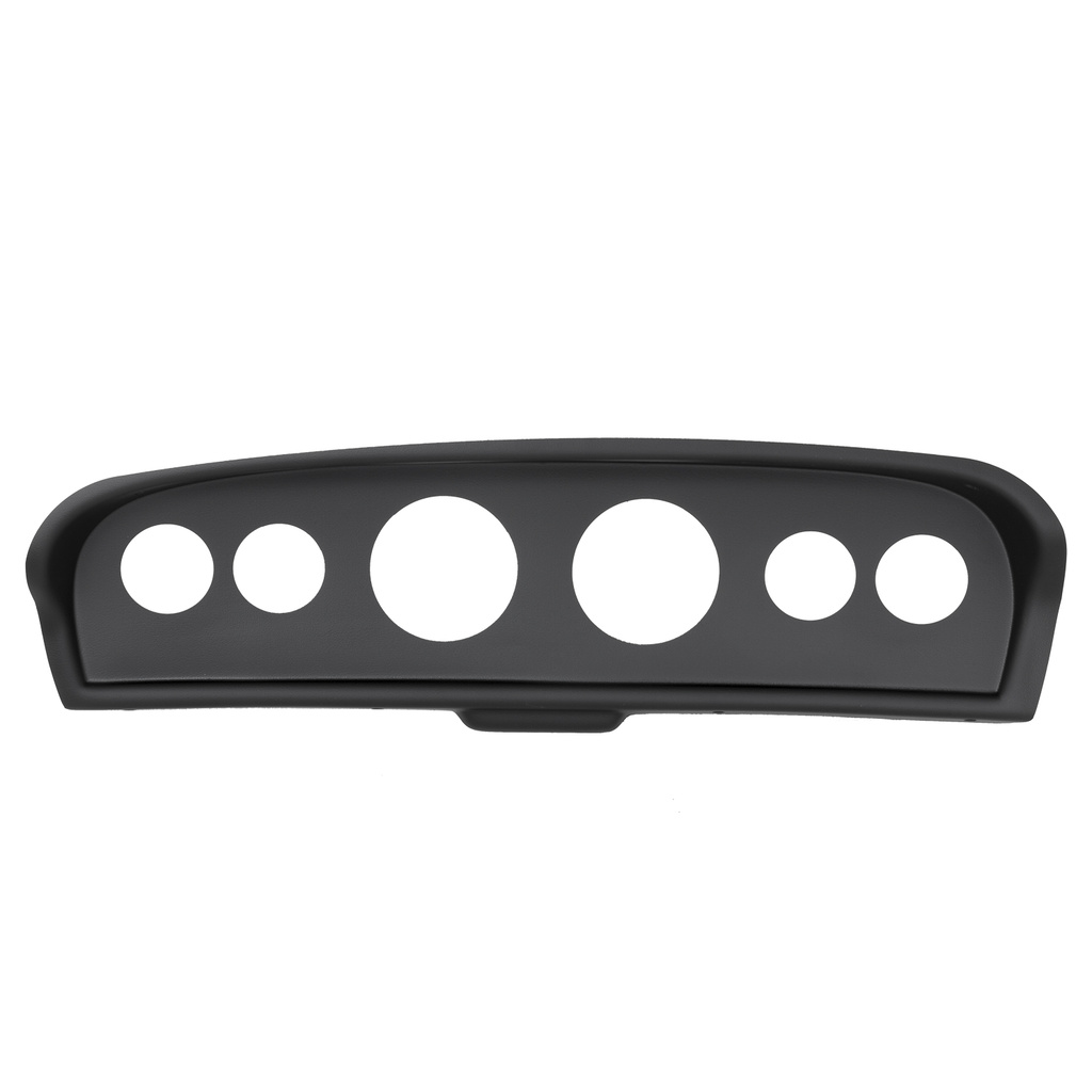 6-målers tilpasset dashbordsett, Ford Truck 61-66, Designer Black
