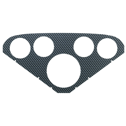 Faceplate For #2208, Optional, Silver Carbon Look