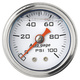 1-1/2" Trykk, 0-100 Psi, White