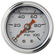 1-1/2" Trykk, 0-100 Psi, Silver