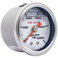 1-1/2" Trykk, 0-2,000 Psi, White