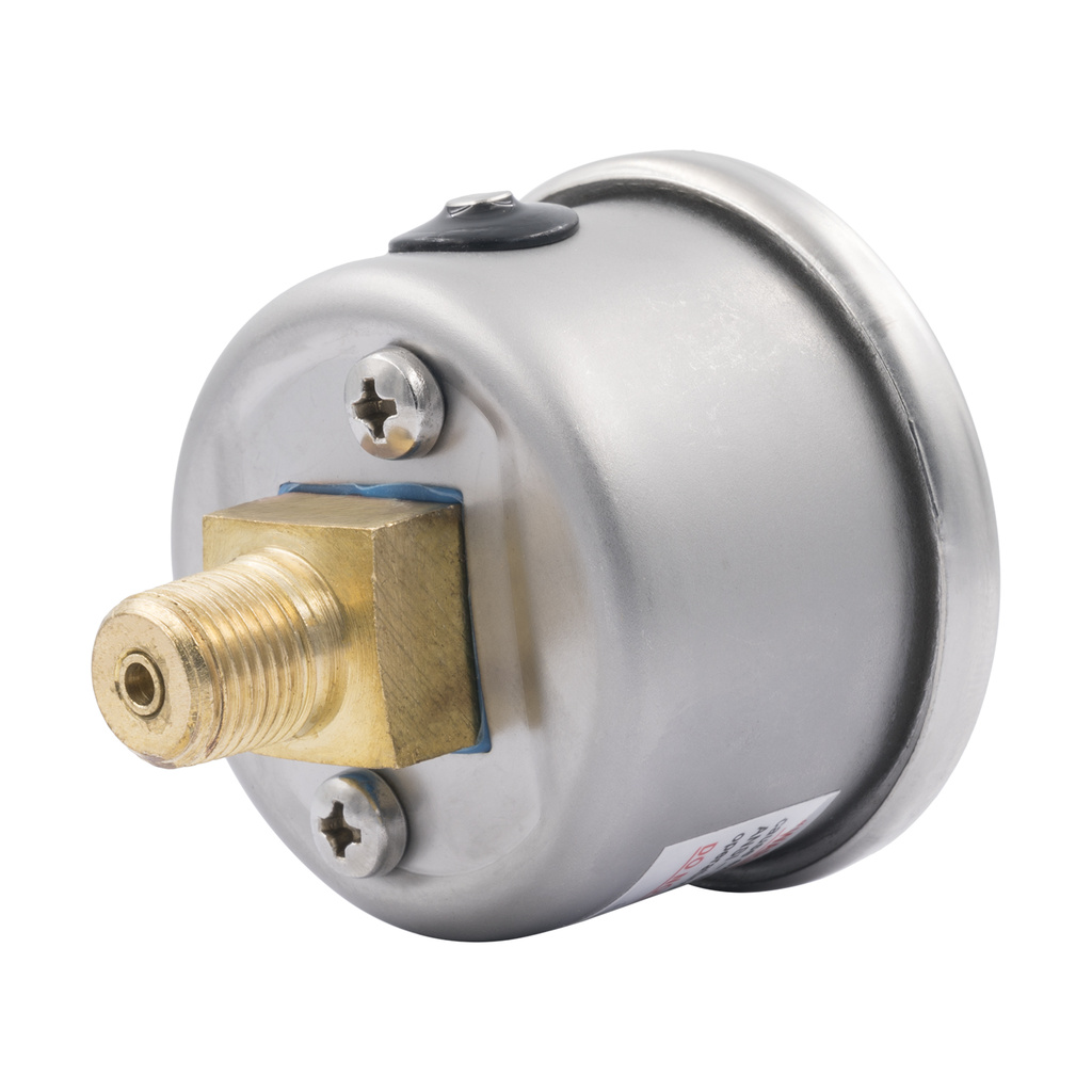 1-1/2" Trykk, 0-2,000 Psi, White