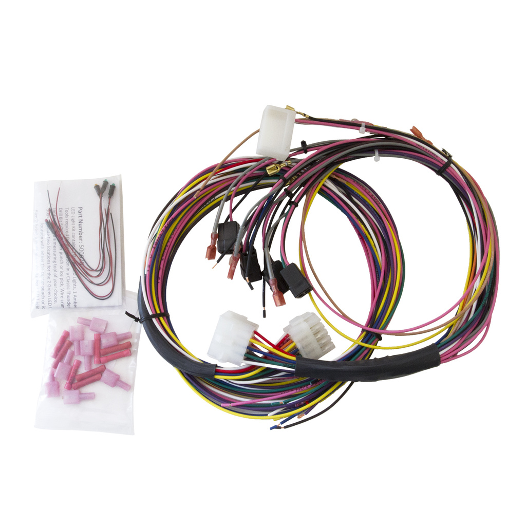5-målers tilpasset dashbordsett, Chevy Car 53-54, Old Tyme White