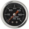 1-1/2" Trykk, 0-60 Psi, Black