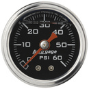 1-1/2" Trykk, 0-60 Psi, Black