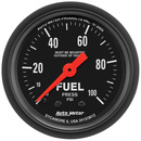 2-1/16" Drivstoff Trykk, 0-100 Psi, Z-Series
