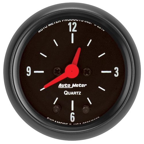 2-1/16" Klokke, 12 timer, Z-Series