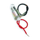 Light Bulb & Socket Assy., Bayonet, 2w, Replacement, 2-1/16" Auto Gage