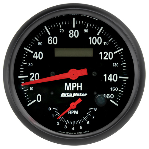 5" Turteller/Speedometer Combo, 8k Rpm/160 Mph, Z-Series