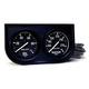 Målekonsoll, Oljetrykk/Vanntemperatur, 2-1/16", 100 Psi/280 °F, Blk Dial, Blk Bzl, Autogage