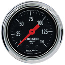 2-1/16" Air Locker Trykk, 0-150 Psi, Traditional Chrome