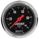 2-1/16" Boost, 0-100 Psi, Traditional Chrome