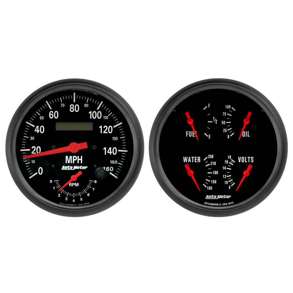 2 stk. Målesett, 5" Quad & Tach/Speedo, 240-33 Ω, Z-Series