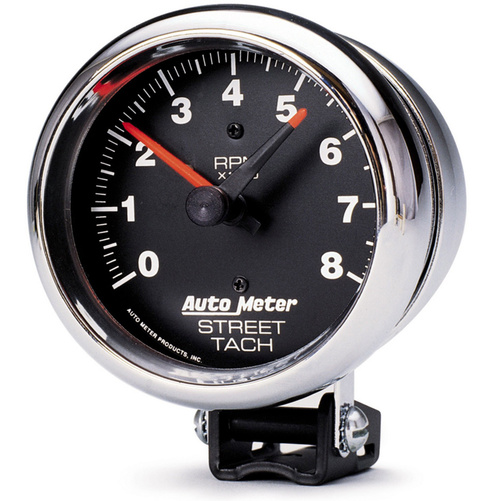 3-3/4" Pedestal Turteller, 0-8,000 Rpm, Traditional Chrome