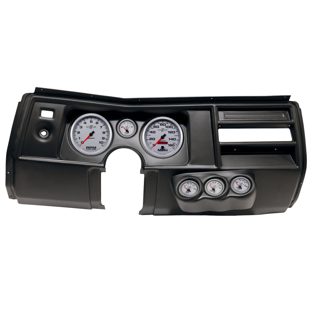 6-målers tilpasset dashbordsett, Chevy Chevelle No Vent 69, Ultra-Lite Ii