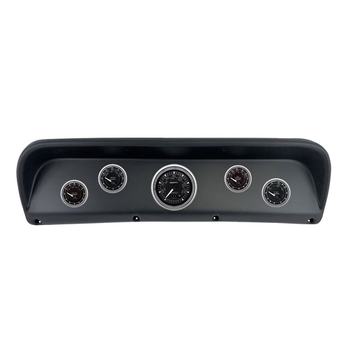 5-målers tilpasset dashbordsett, Ford F100 67-72, Chrono Chrome