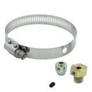 Fitting Kit, Temperatursensor, 1/8npt Male W/ Set Screw & Band Clamp, Steel