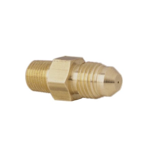 Fitting, Restrictor Adapter, -4an Male To 1/8" Npt Male, Steel, For Fuel & Nitrous