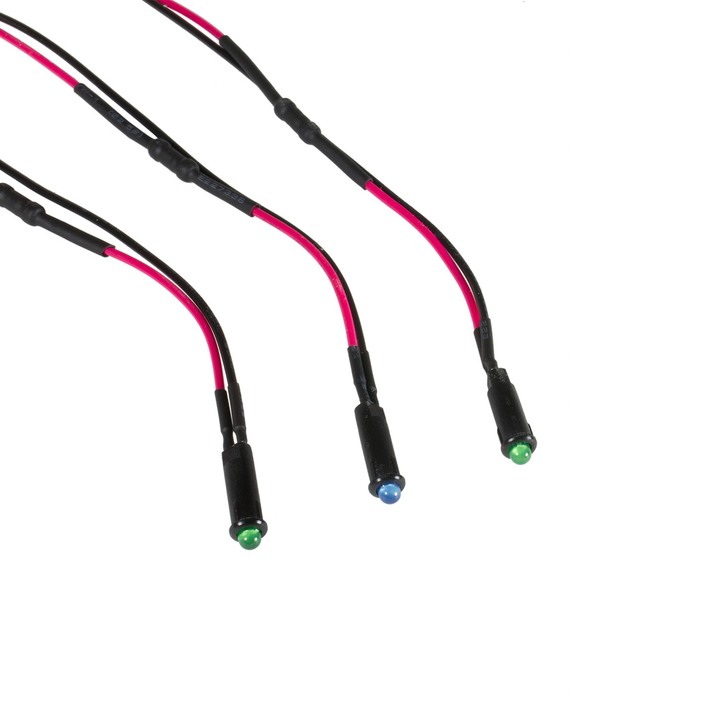 Led Indicator Light Kit (2 Green, 1 Blue)