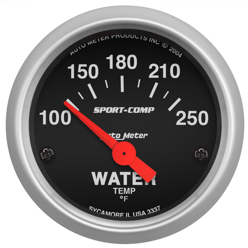 2-1/16" Vanntemperatur, 100-250 °F, Sport-Comp