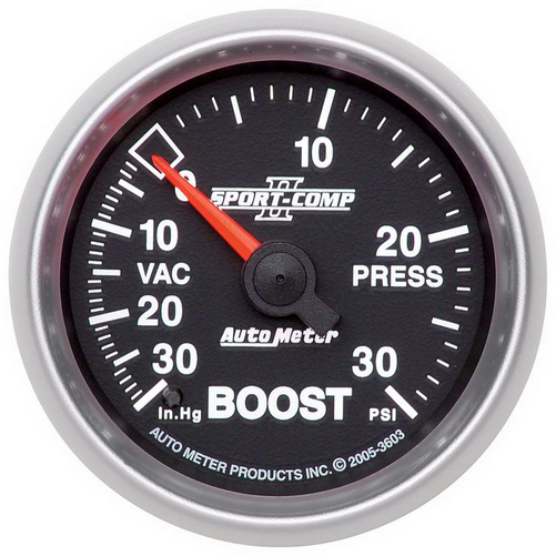 2-1/16" Boost/Vakuum, 30 In Hg/30 Psi, Sport-Comp Ii