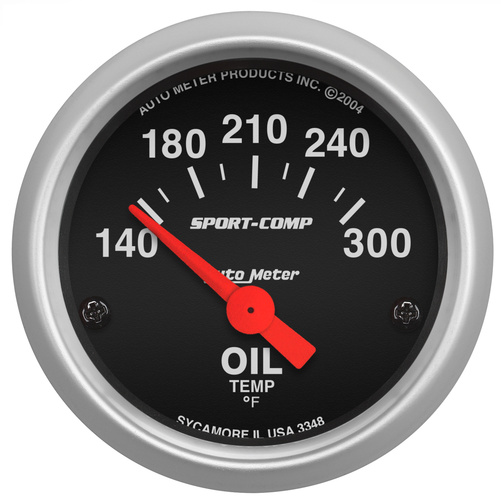 2-1/16" Oljetemperatur, 140-300 °F, Sport-Comp