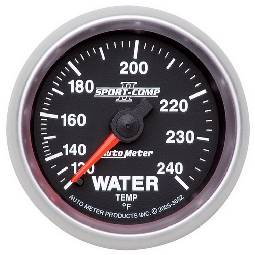 2-1/16" Vanntemperatur, 120-240 °F, Sport-Comp Ii