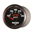 2-1/16" Vanntemperatur, 100-250 °F, Chevy Red Bowtie, Black