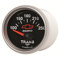 2-1/16" Transmisjon Temperatur, 100-250 °F, Chevy Red Bowtie, Black