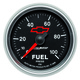 2-1/16" Drivstoff Trykk, 0-100 Psi, Chevy Red Bowtie, Black
