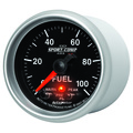 2-1/16" Drivstoff Trykk, 0-100 Psi, Sport-Comp Ii