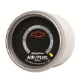2-1/16" Smalband lambda AFR, Lean-Rich, Chevy Red Bowtie, Black