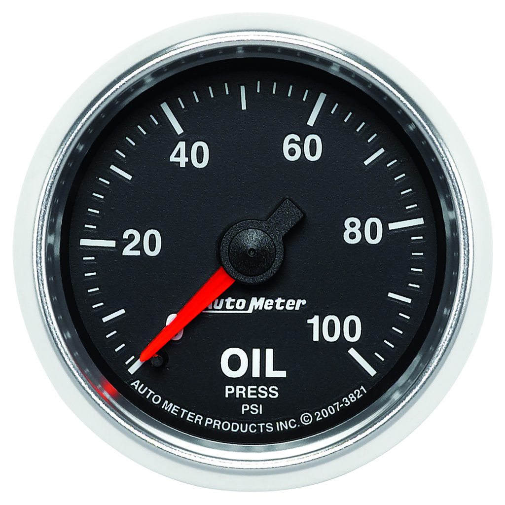 2-1/16" Oljetrykk, 0-100 Psi, Gs